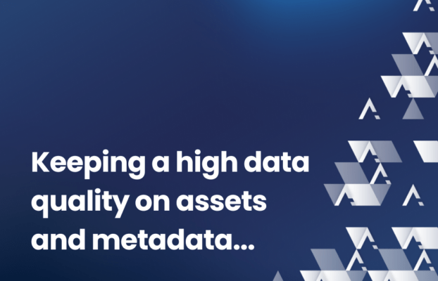 Keeping a high data quality on assets and metadata