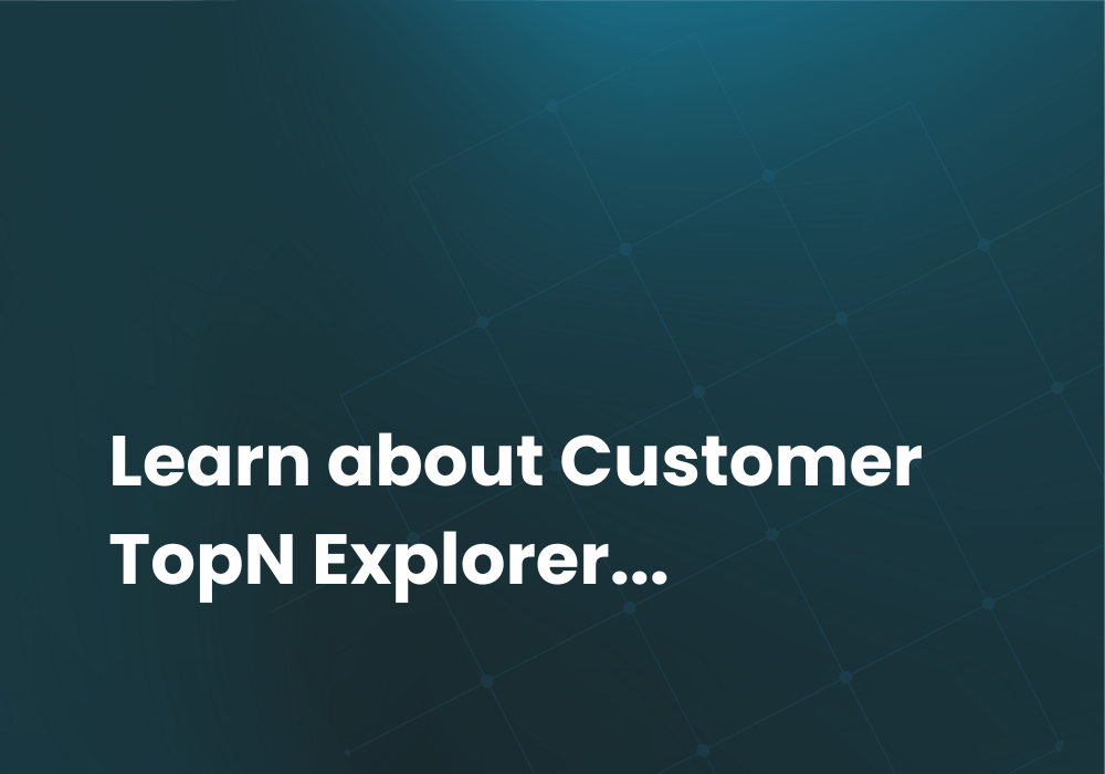 How to get the most out of the Agama’s Customer TopN Explorer